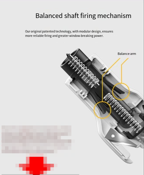 Tungsten Steel Striker Of New Window Breaker Safety Hammer