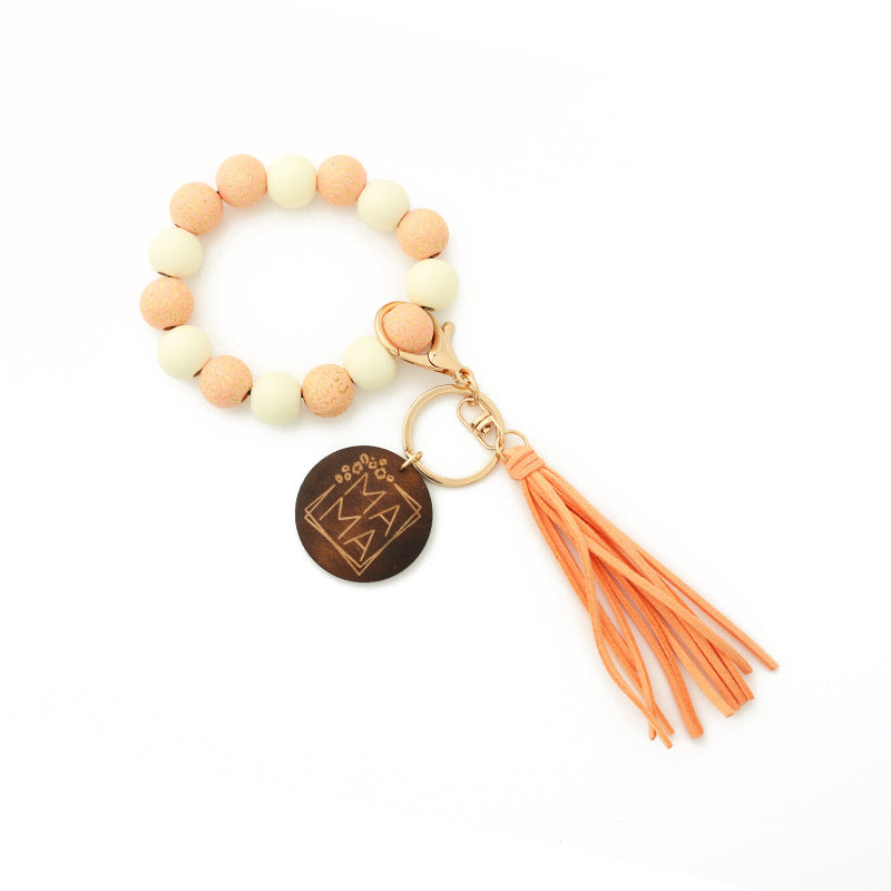Handmade Fashion Tassel Bracelet Keychain