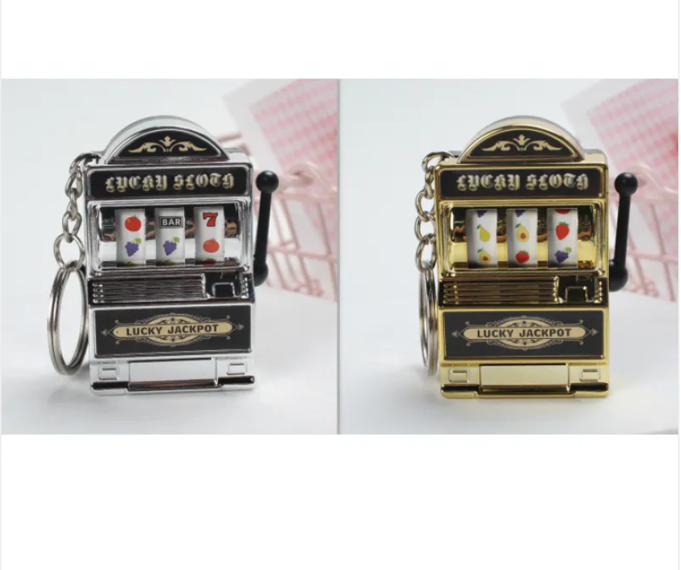 Mini Fruit Machine Keychain Charm