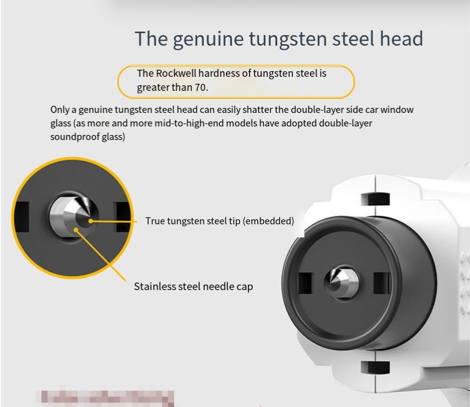 Tungsten Steel Striker Of New Window Breaker Safety Hammer