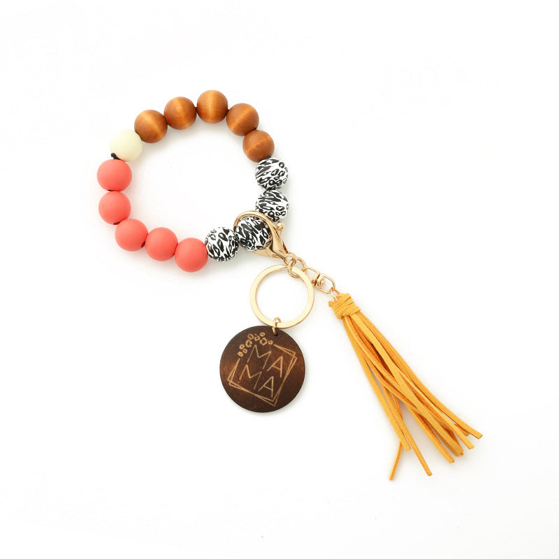 Handmade Fashion Tassel Bracelet Keychain