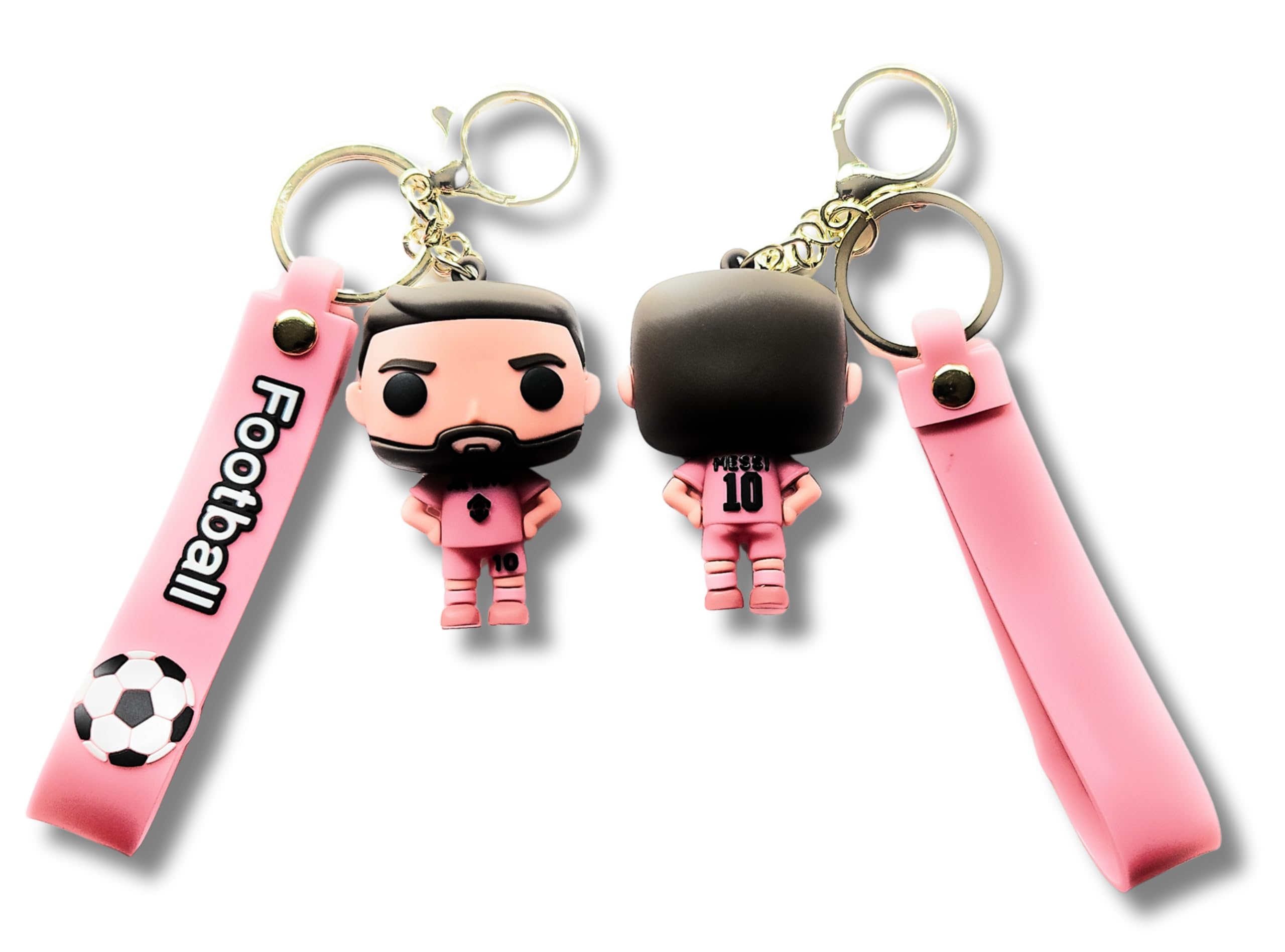 Generic Lionel Messi Keychain Miami Team Pink. Kids Keychain Messi Llavero Rosado Messi Llavero Miami Messi regalo