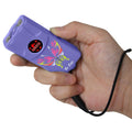 FIGHTSENSE Flashlight Stun Gun for Self Defense – Rechargeable Stun Gun for Women – Compact & Powerful Self Defense Flashlight (Purple)