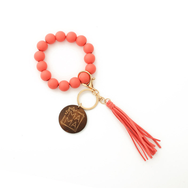 Handmade Fashion Tassel Bracelet Keychain